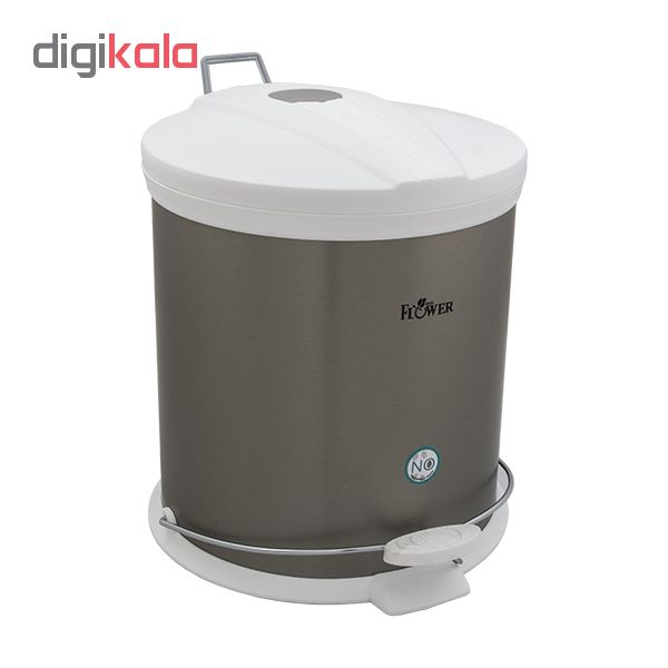 سطل زباله پدالی ردفلاور مدل flrp015 ظرفیت 15 لیتر - تصویر 2