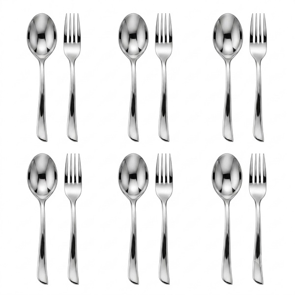 سرویس قاشق چنگال 12 پارچه 6 نفره ام تو مدل ویرجینیا - تصویر 4