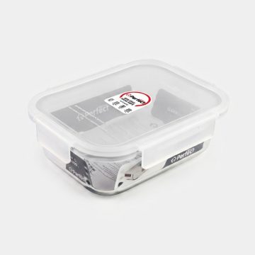 ظرف نگهدارنده با بدنه شیشه ای پرفکت هوم مدل P5415 مناسب برای قرار دادن در یخچال و فریزر