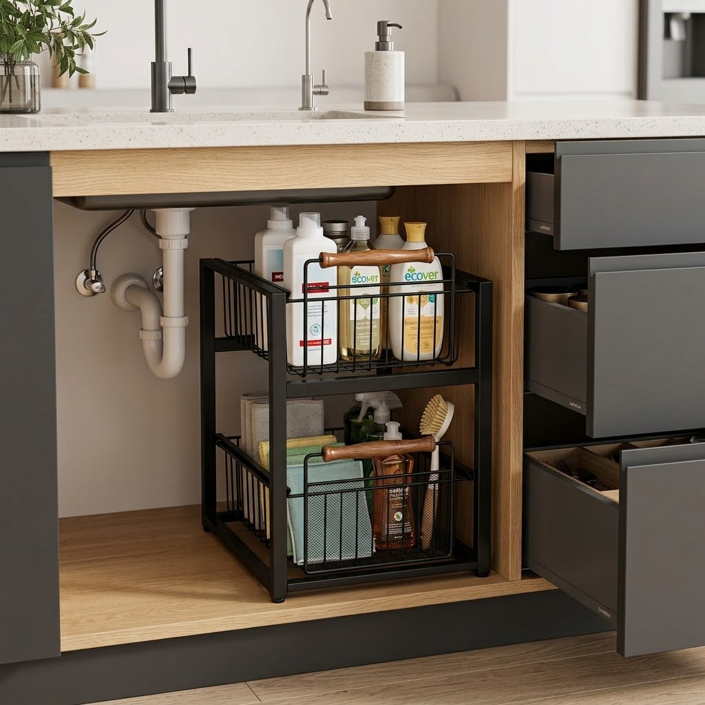 نظم دهنده کابینت دوتی مدل دوکشو 109 - تصویر 3